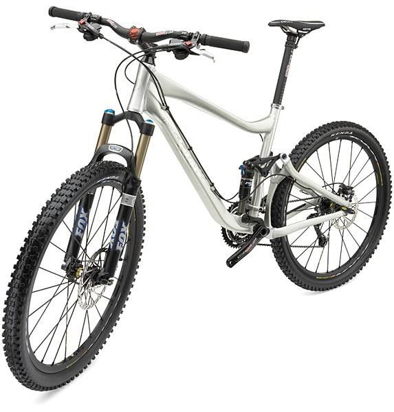The brushed and anodized finish is covered with minimal decals to match the minimalistic frame design.
