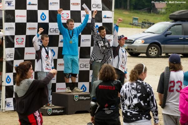Men's podium