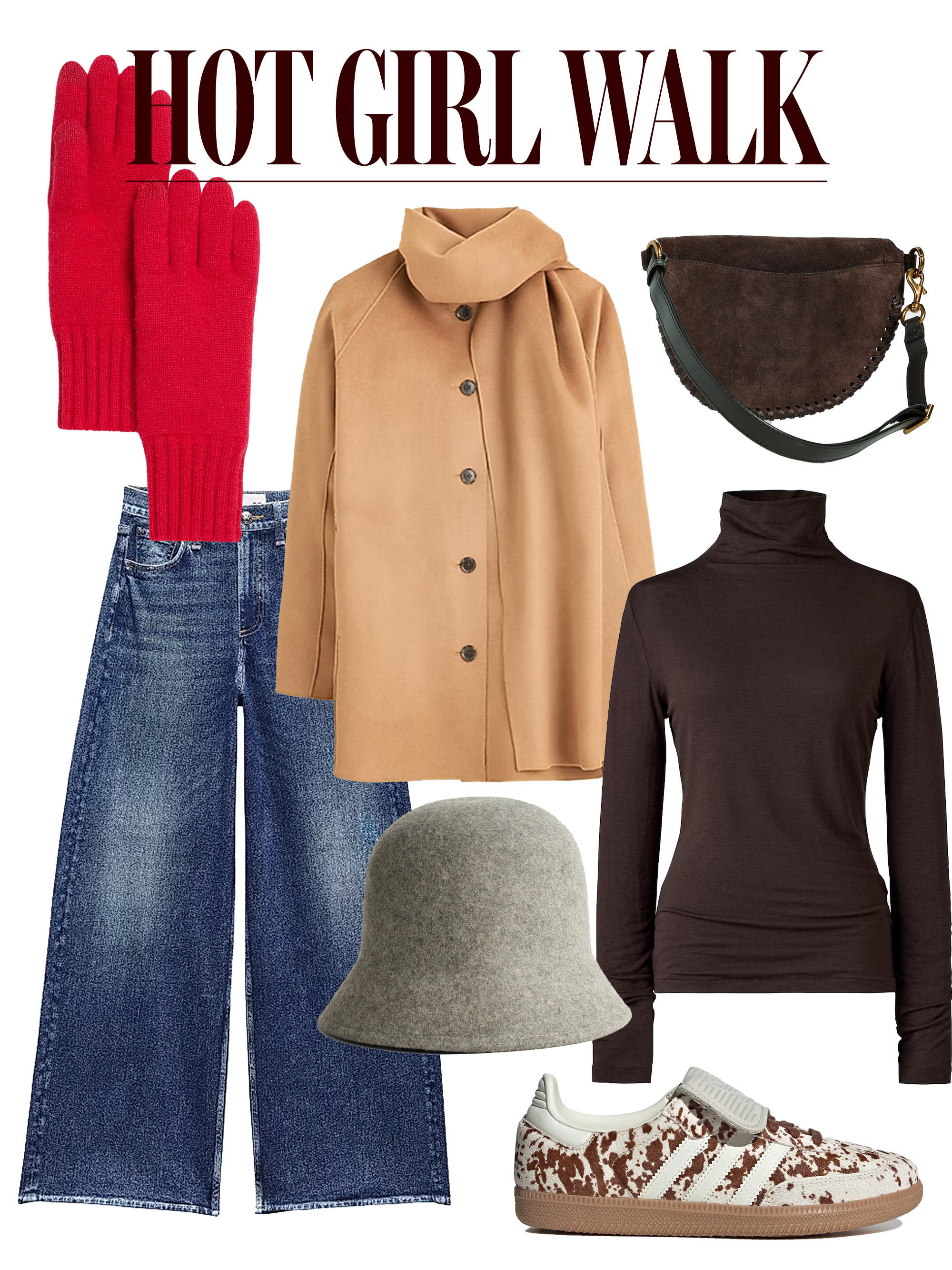 collage for activewear story