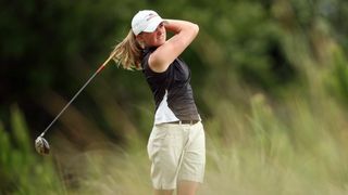 Stacy Lewis takes a shot at the 2007 women's NCAA Division I Championship