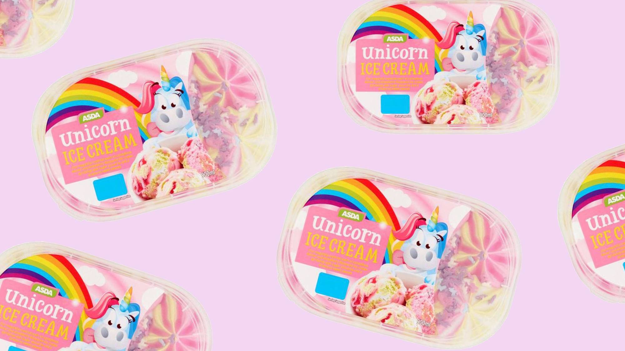 Asda 2025 unicorn icecream