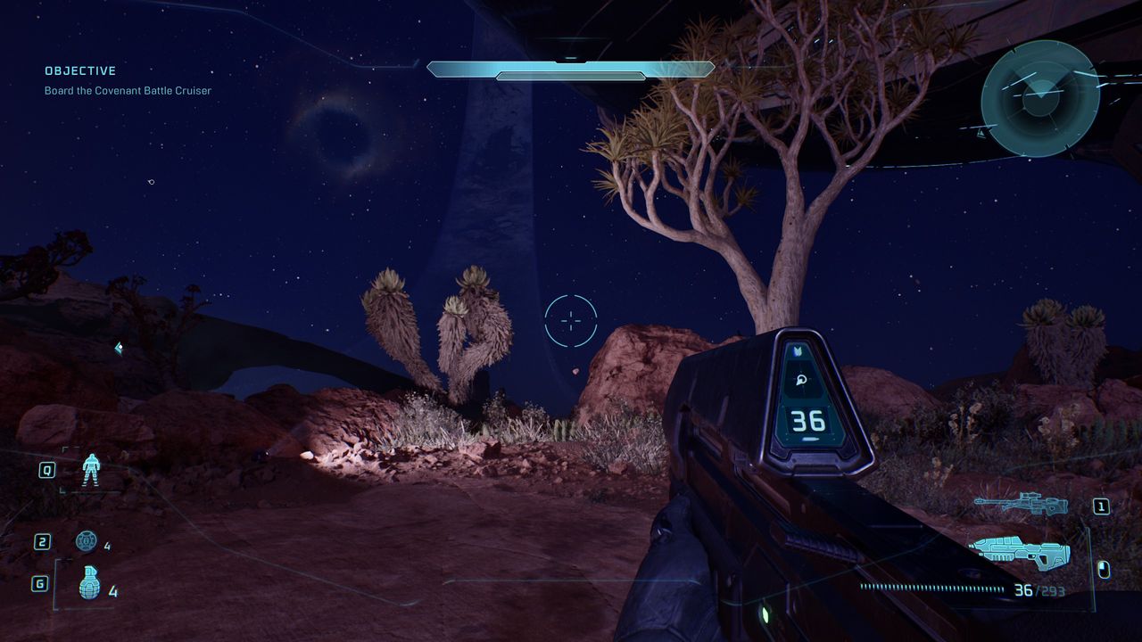 Halo Skulls - Cliff edge and spotlight