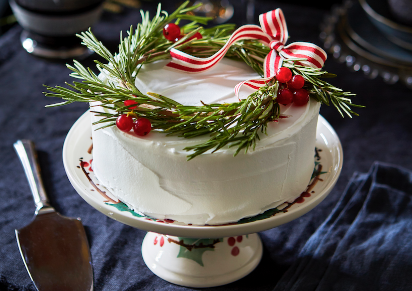 Old Fashioned British Christmas Cake - April J Harris