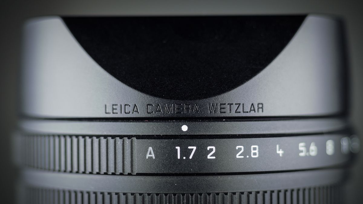 Leica Q3 Monochrom on a wooden surface