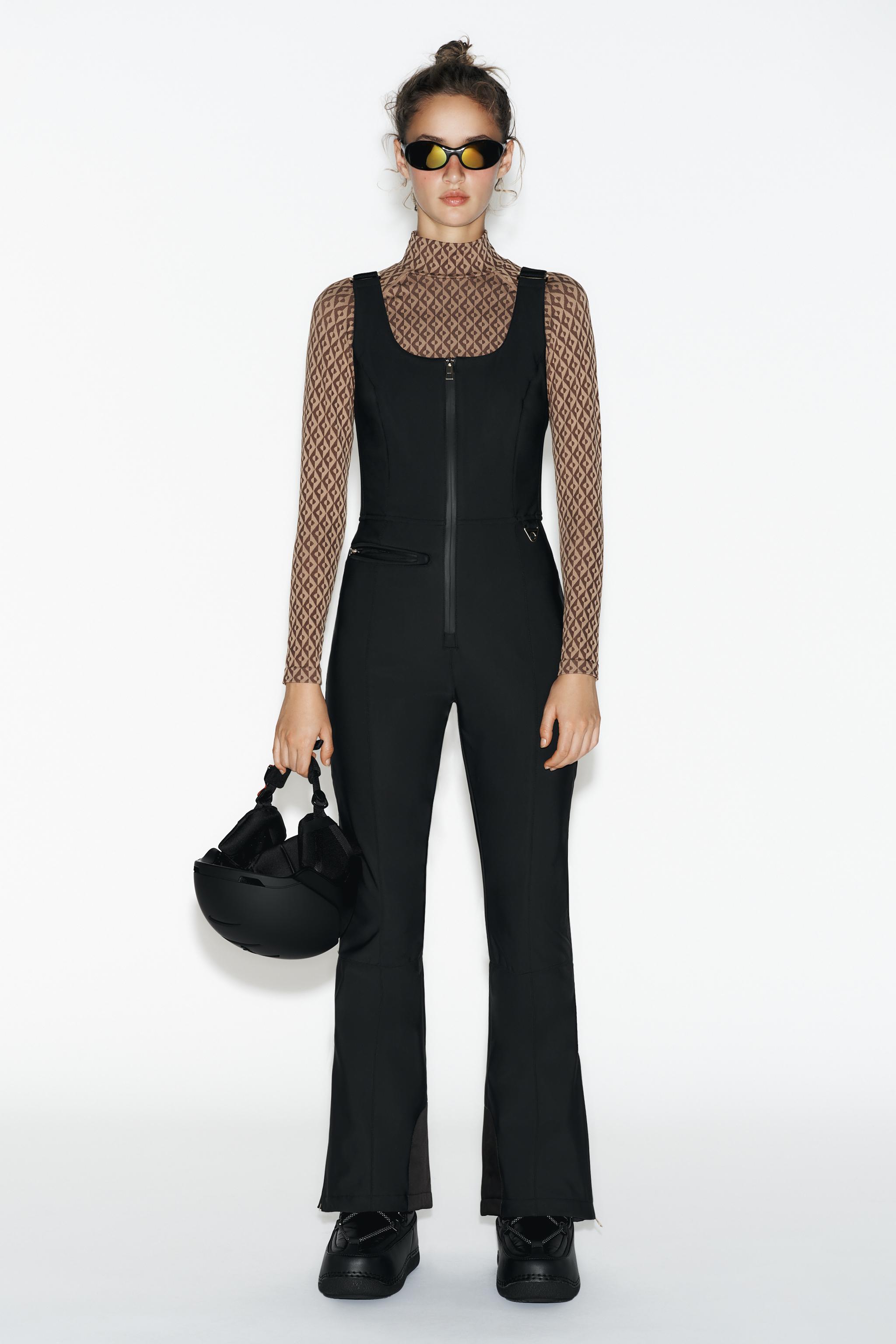 Water Resistant Windproof Recco&amp;reg; Technology Ski Collection Bib Overalls