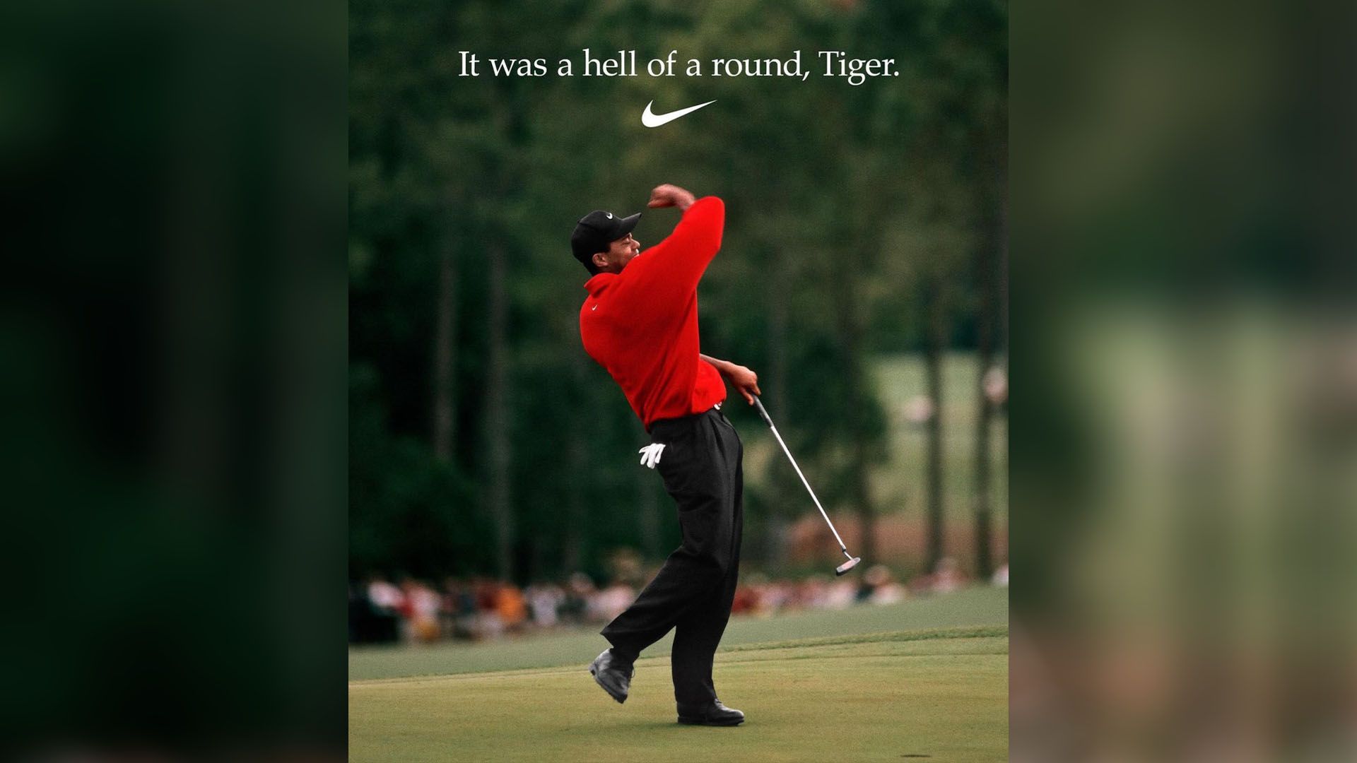 【新品未開封】90s NIKE Golf Tiger Woods ポスター Vintage Tiger Woods 