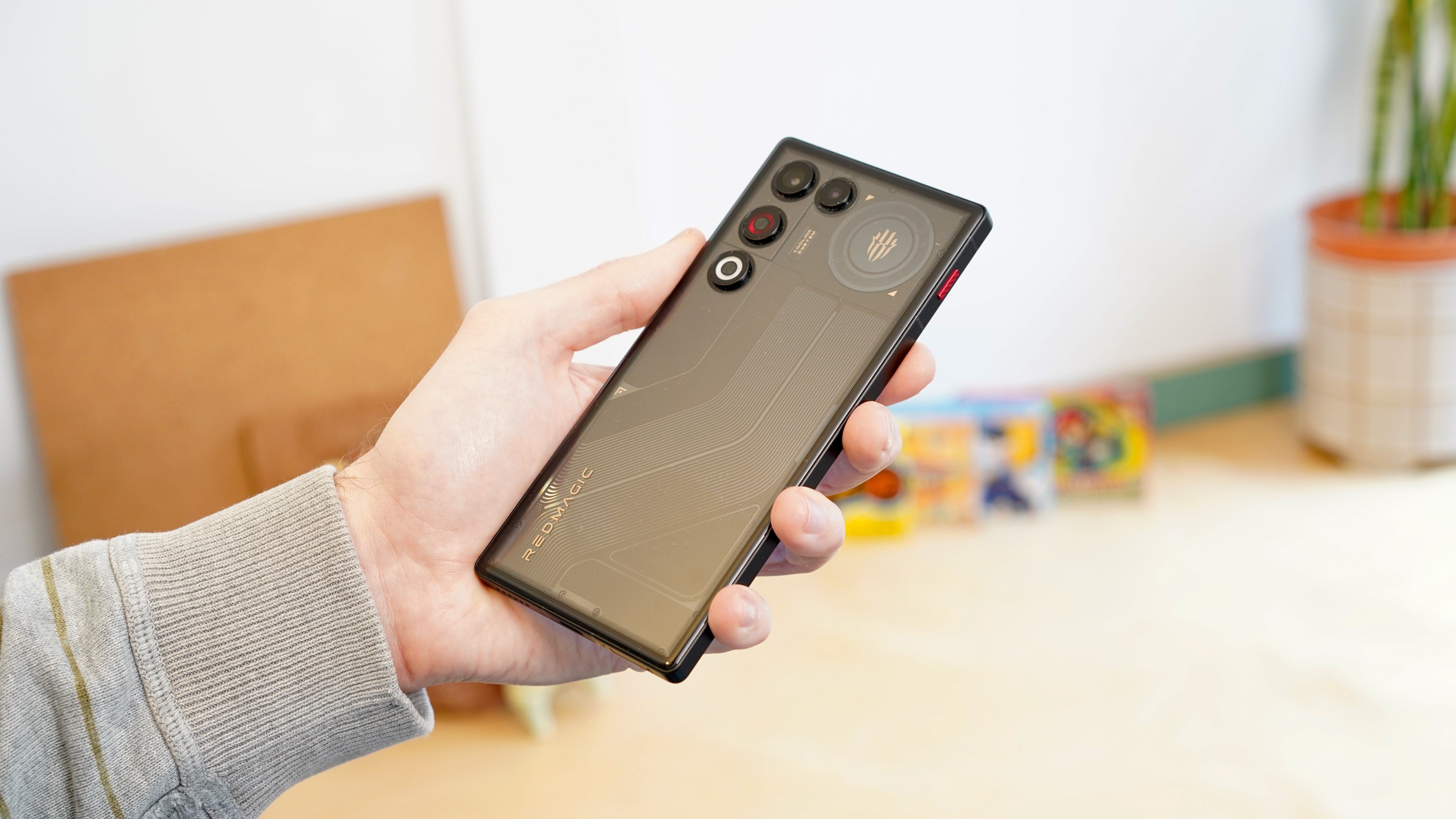 The RedMagic 11 Air Being Held at an Angle