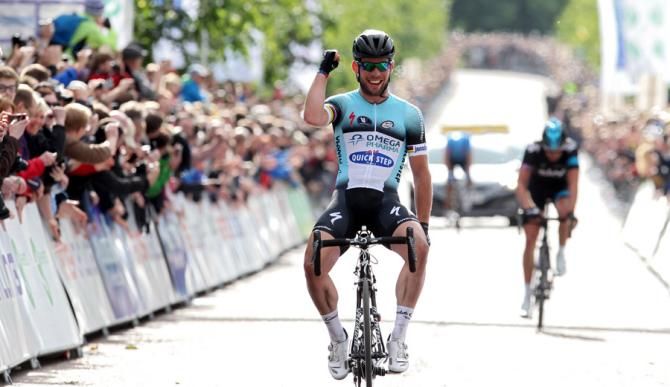 Mark Cavendish (Omega Pharma / Quick Step) celebrates victory