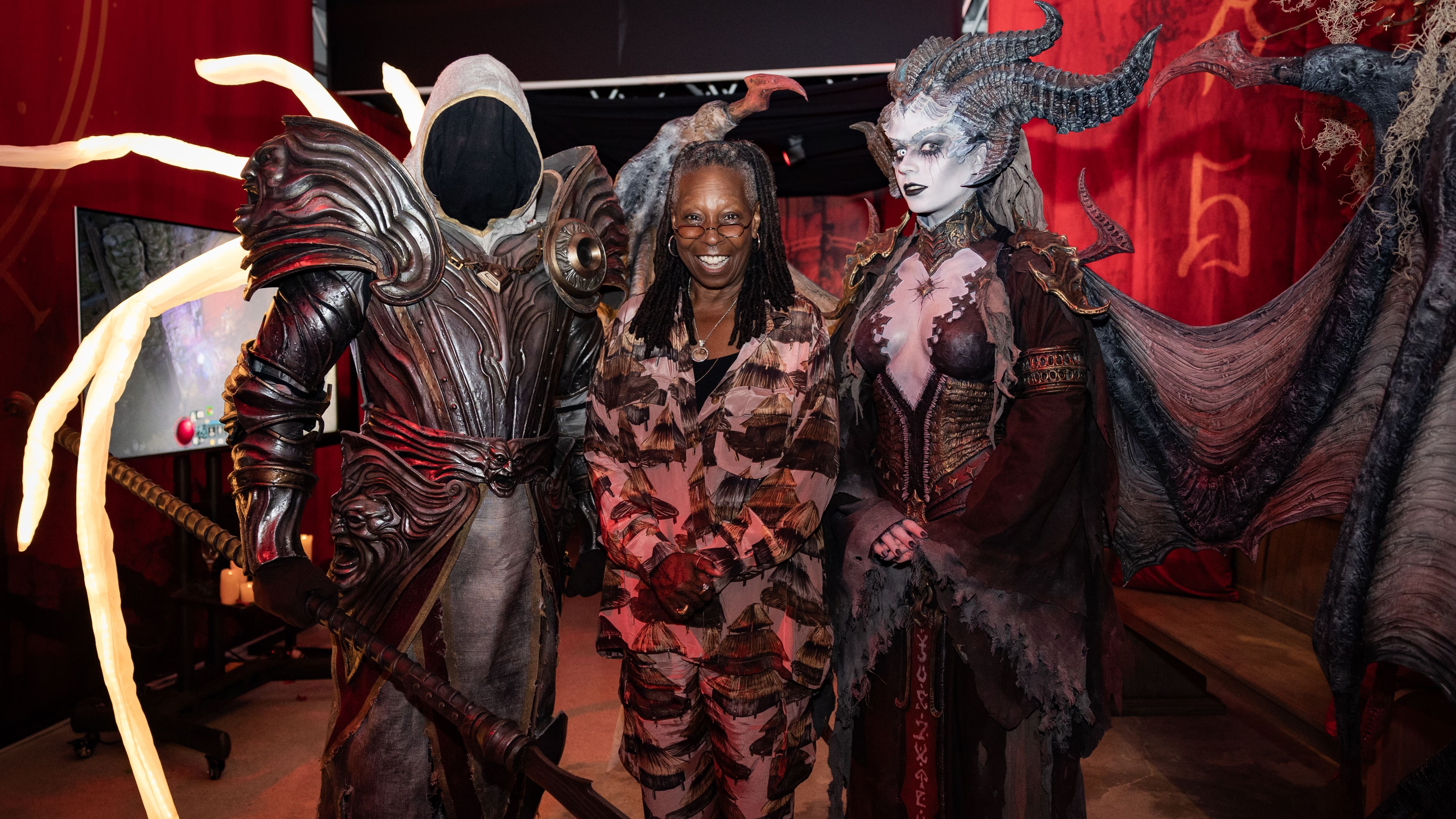  Blizzard mends rift with Whoopi Goldberg at Whoopi Goldberg-themed weed event as Diablo 4's Lilith presents star with 'key to hell' 