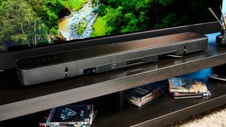 A black Sony HT-S2000 soundbar