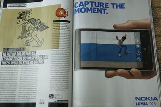 Wired single page Lumia 925 ad