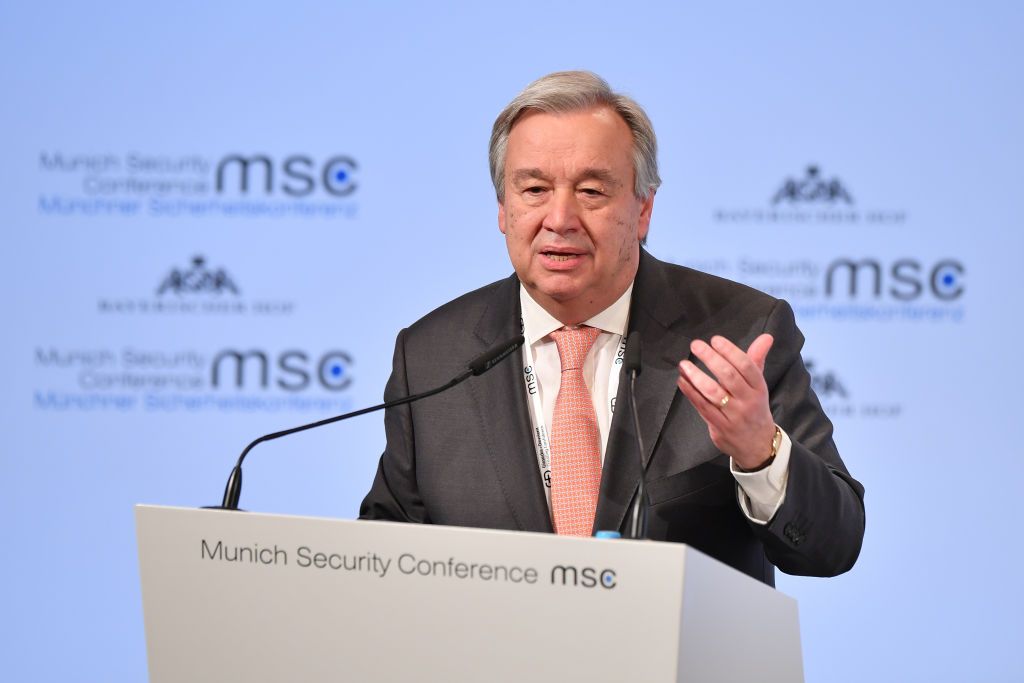 UN Secretary General António Guterres.