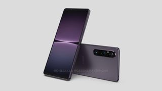 A leaked rendering of the Sony Xperia 1 V.