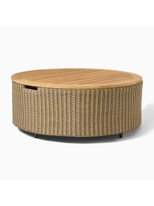 Cassis Outdoor Teak Storage Coffee Table
