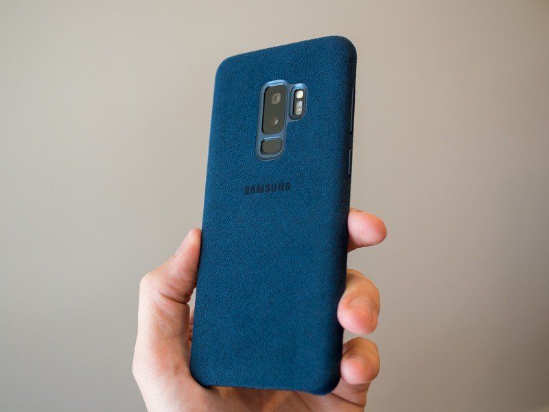 Samsung Galaxy S9+ Alcantara case