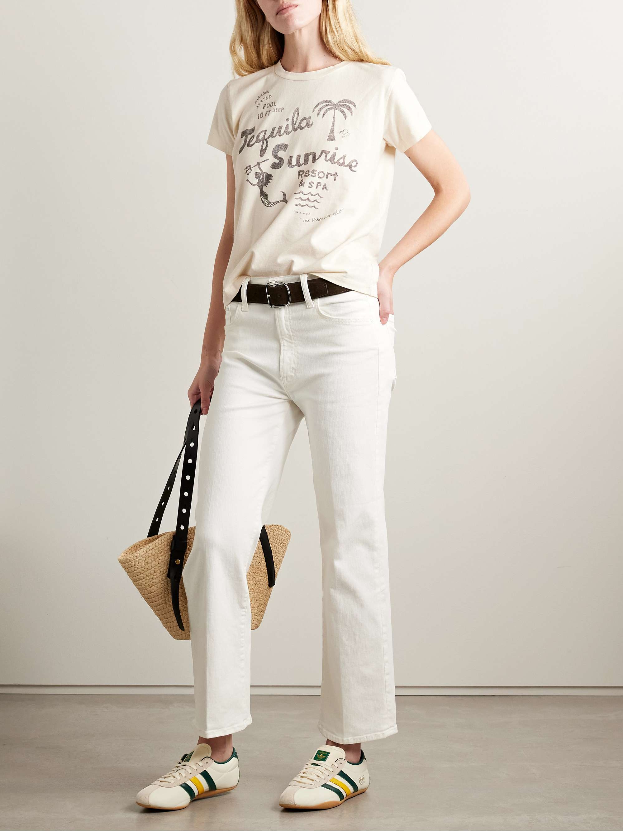 The Rambler Zip Ankle Cropped High-Rise Straight-Leg Jeans