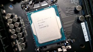 Intel Core i9 12900K up-close images with the chip exposed
