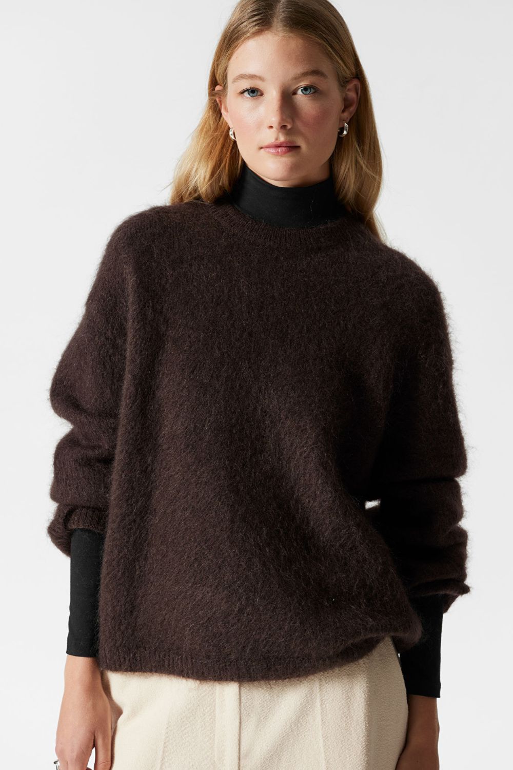 E outras histórias jumper mohair-blend