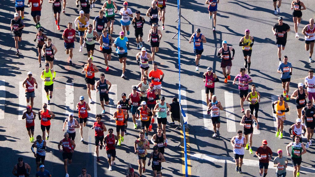 runners at the 2024 TCS New York City Marathon
