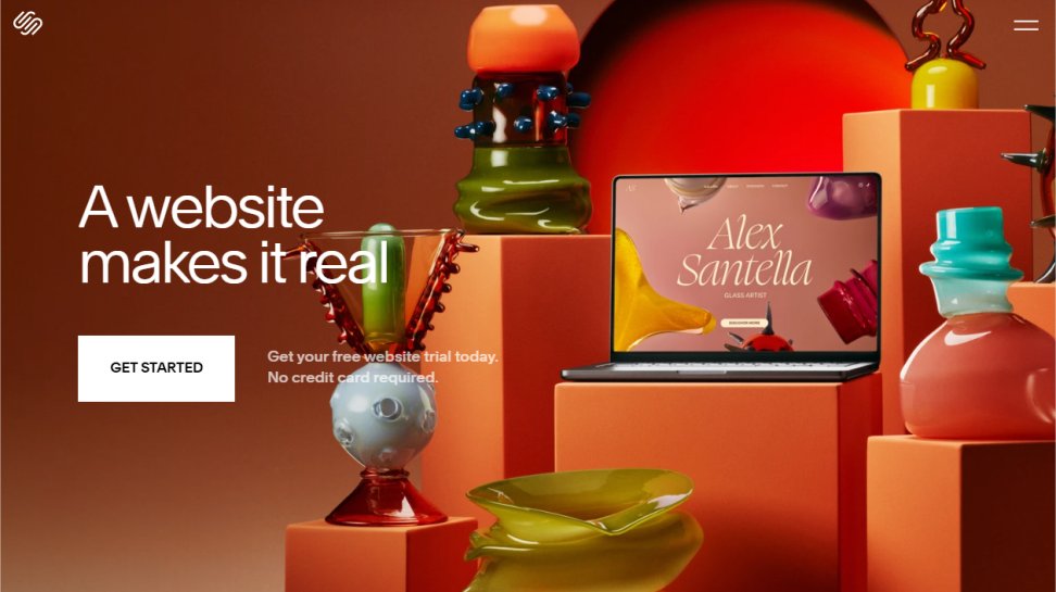 Squarespace website screenshot (July 2025).