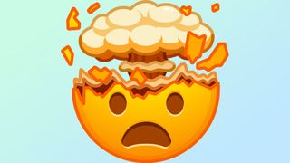 Shutterstock head exploding emoji
