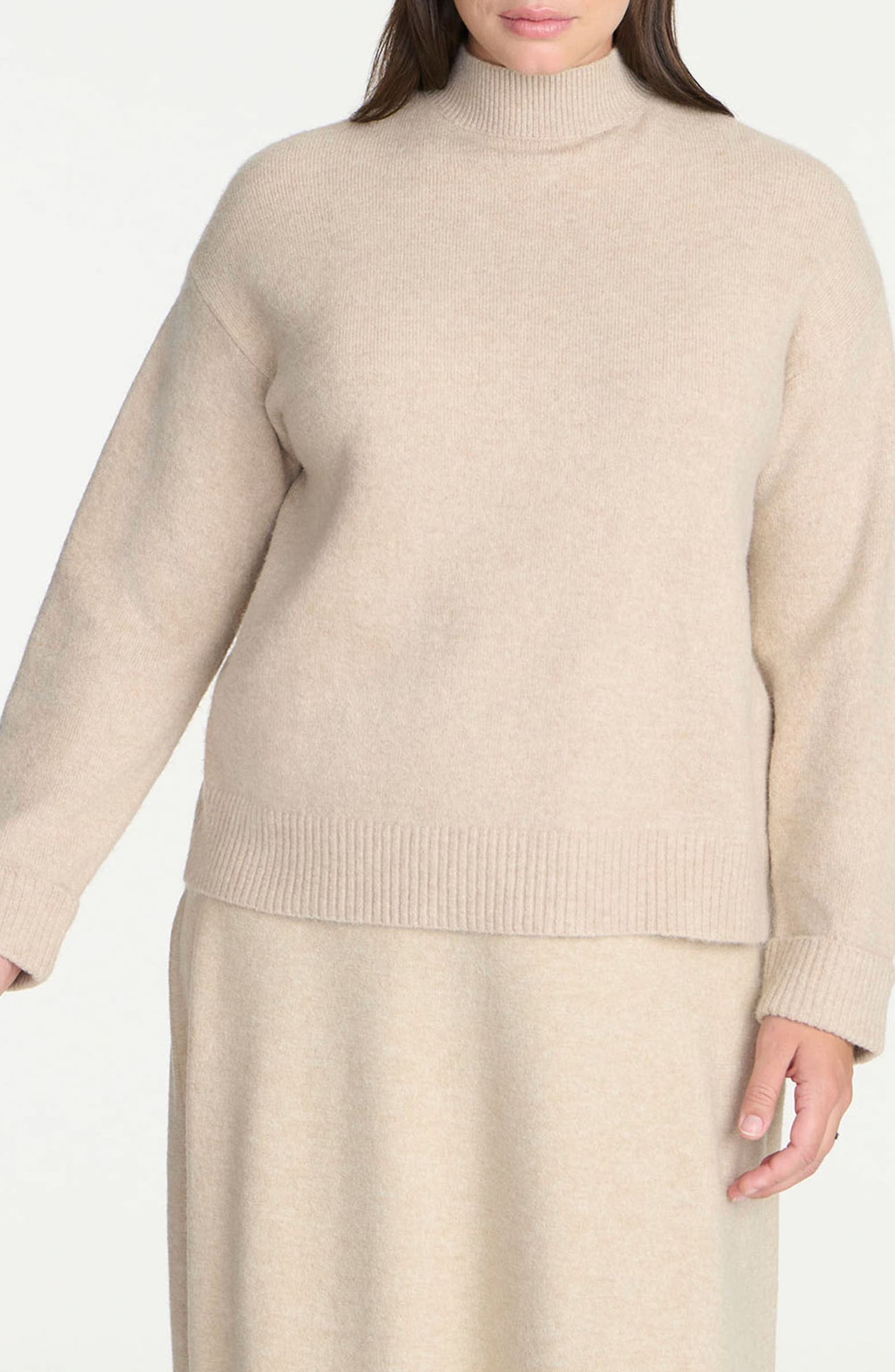 ELOQUII, Mock Neck Sweater