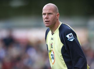 Brad Friedel playing for Blackburn Rovers against Chelsea, 2006