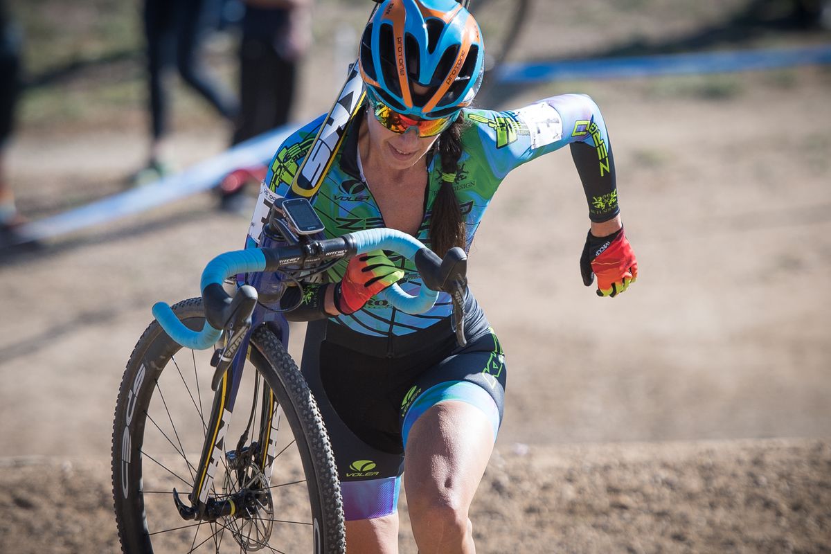 Rebecca Gross on Day 2 of the US Open of Cyclo-cross