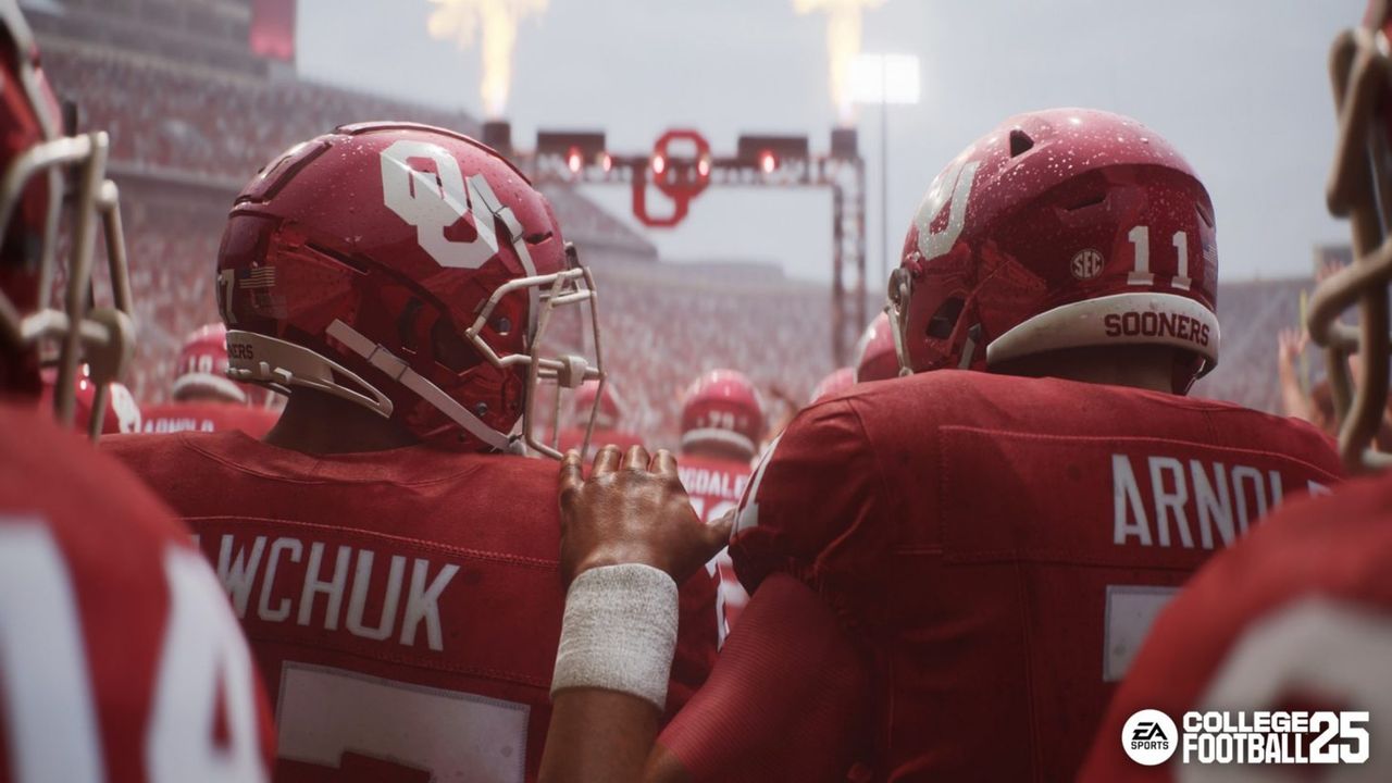 Dozens of NCAA teams, such as the University of Oklahoma, are available in &#039;College Football 25&#039; 