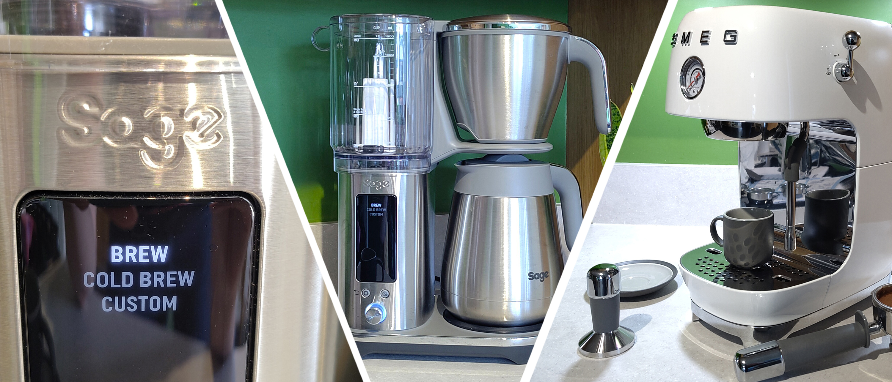 Selection of coffee machines