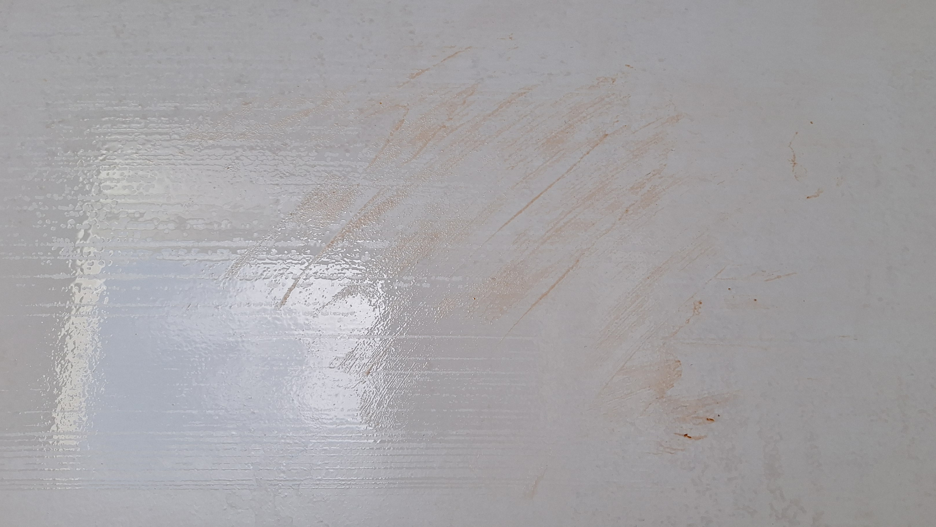 Tiled floor after 2 passes with Roborock Q7 M5 mop