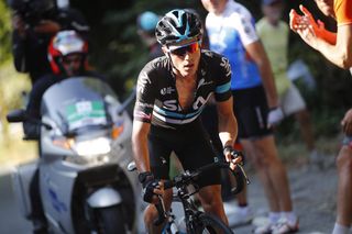 Peter Kennaugh was the last rider from the day's break to be caught in Milano-Torino