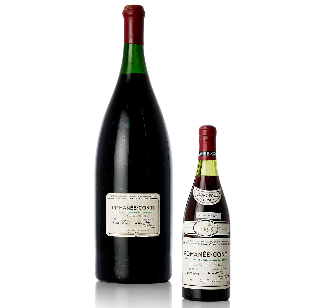 DRC Romanee-Conti 1976, sold by Sotheby's
