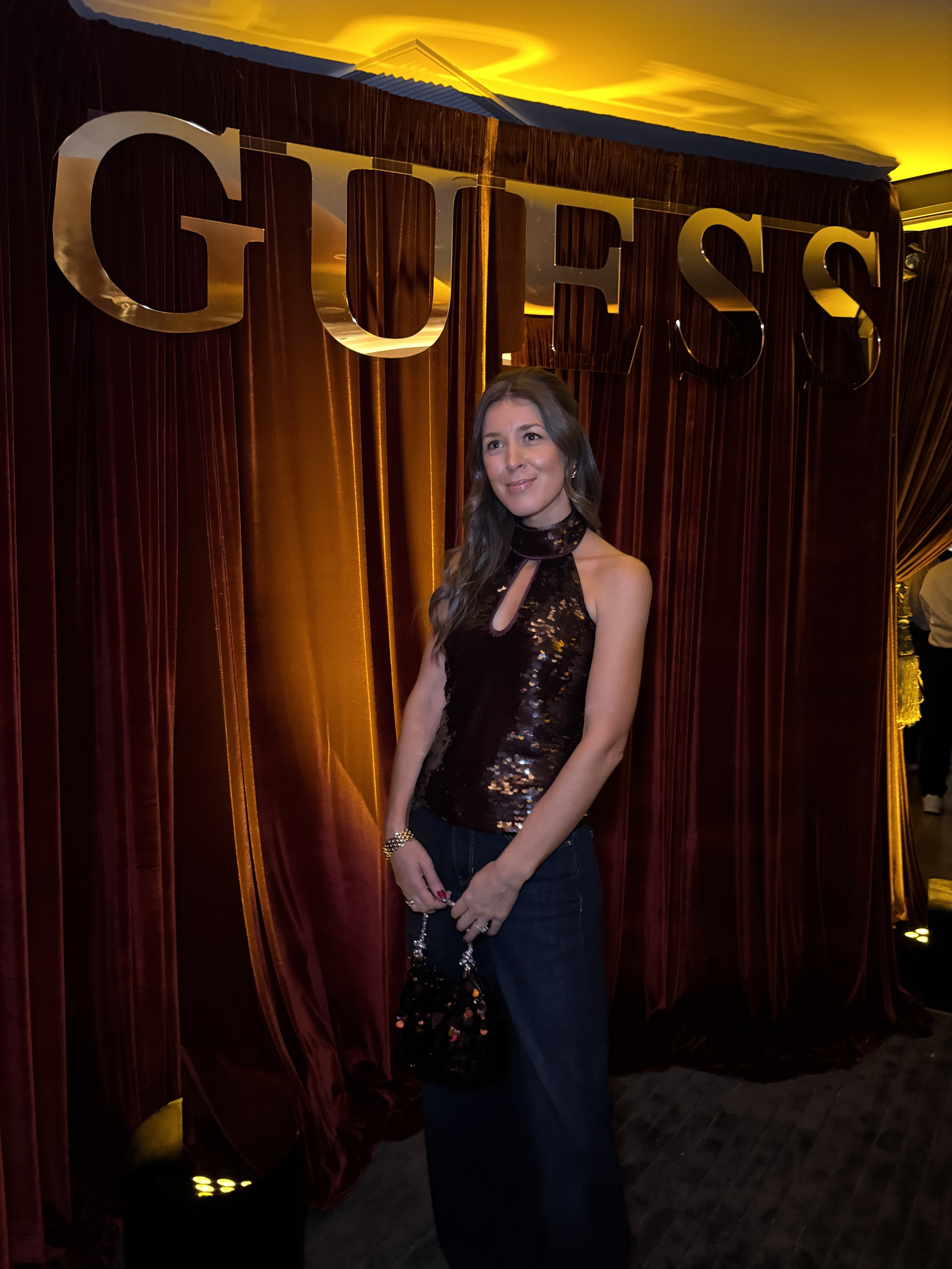 Judith Jones at Guess Holiday Party