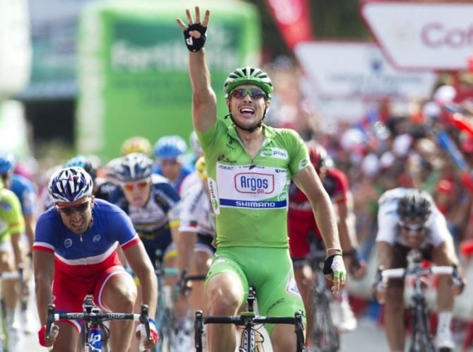 John Degenkolb (Argos-Shimano) was a force to be reckoned with at the Vuelta, pictured taking his fourth of five stage wins in the Spanish Grand Tour.