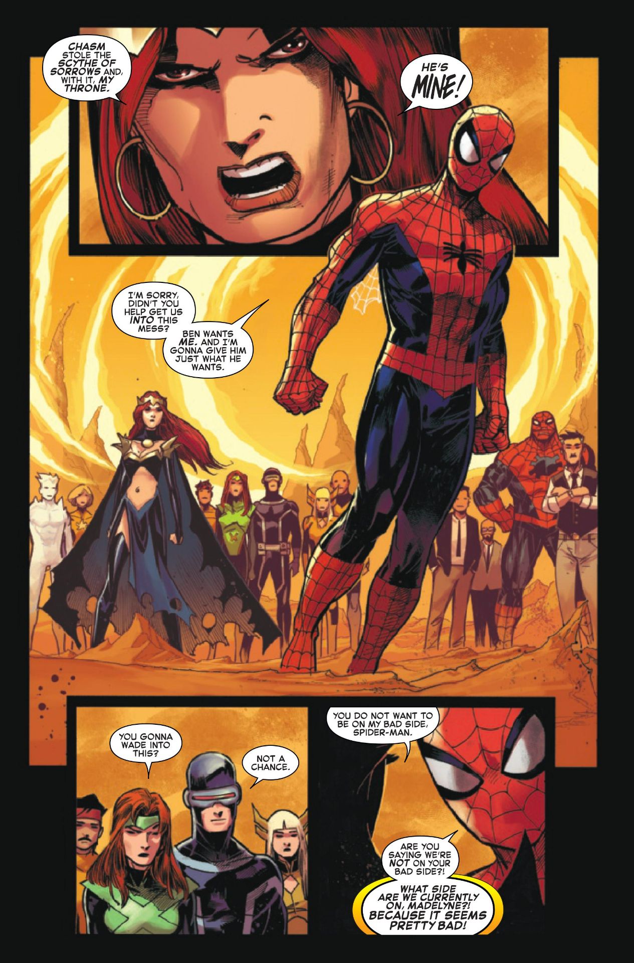 Dark Web Finale #1 pages