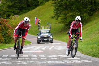 Austria during the mixed relay TTT