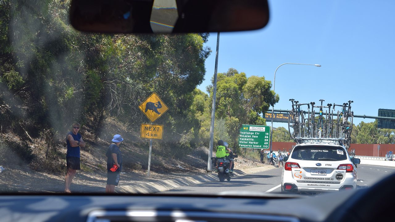 Stage 3 traversed through McLaren Vale to the coast at Victor Harbor