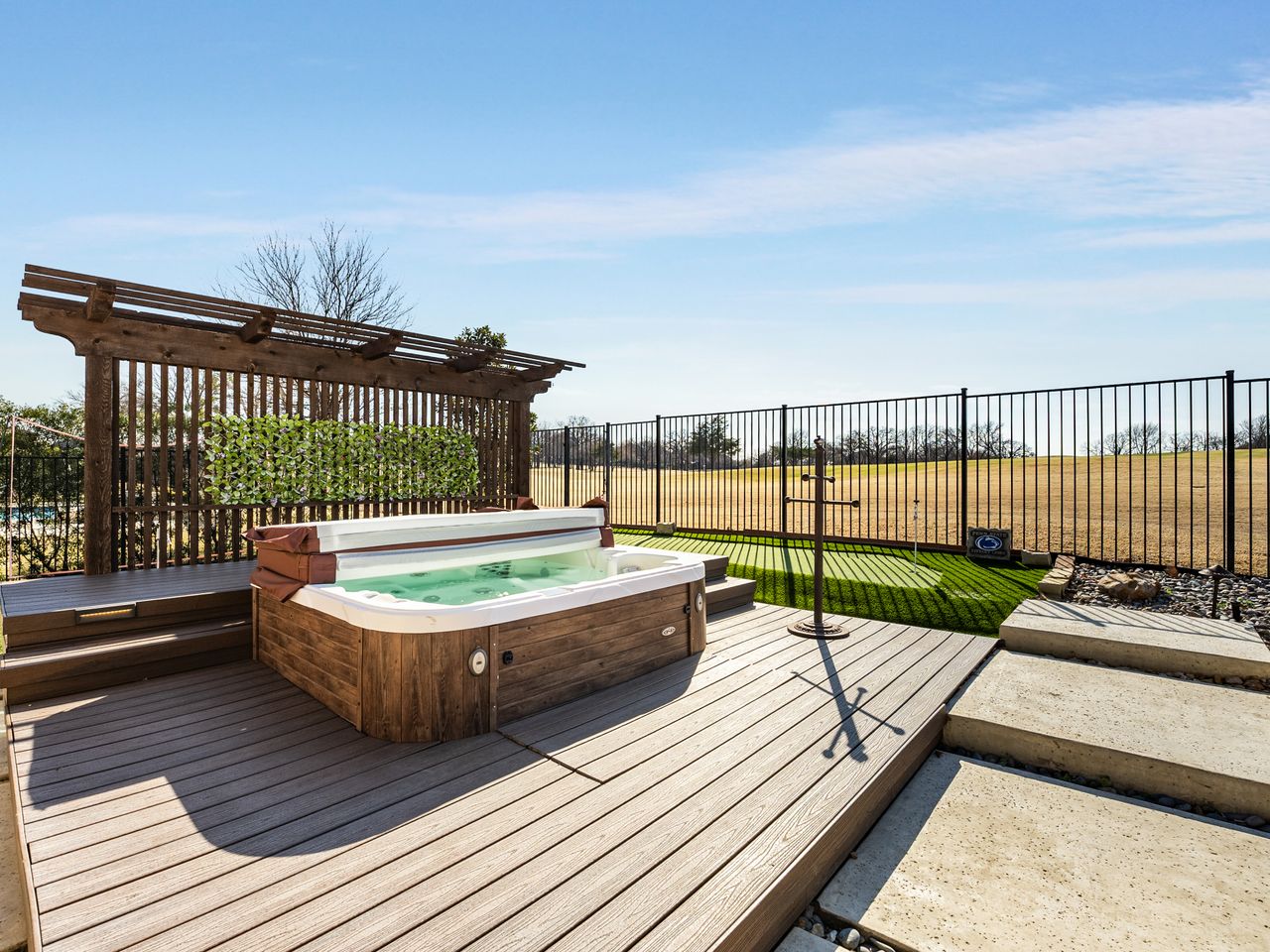 A home for sale by the Whitworth course at Trophy Club in Texas.