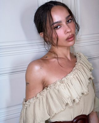 Zoe Kravitz makeup look by makeup artist Nina Park