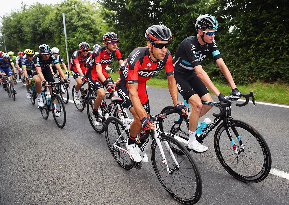 Richie Porte (BMC) riding stage 3 at Tour de France
