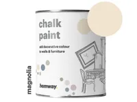 Best paint for furniture: Hemway Chalk Paint (Magnolia) Matt Finish Wall and Furniture Paint 