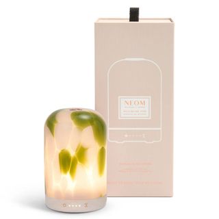 Neom Wellbeing Pod Diffuser with Matcha Glass Cover