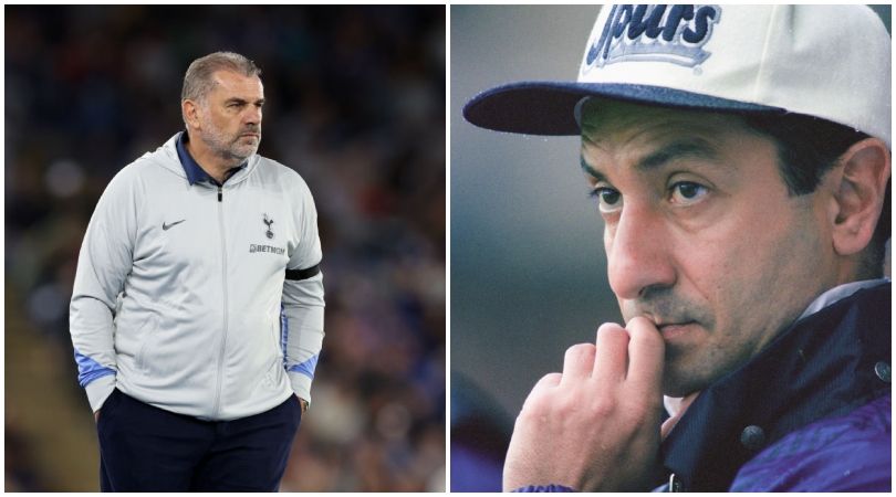 LEICESTER, ENGLAND - AUGUST 19: Tottenham Hotspur Manager Ange Postecoglou during the Premier League match between Leicester City and Tottenham Hotspur at King Power Stadium on August 19, 2024 in Leicester, United Kingdom. (Photo by Plumb Images/Leicester City FC via Getty Images)