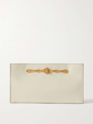 + Fernando Jorge Ease Embellished Glossed-Leather Clutch