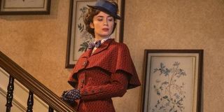 Emily Blunt as Mary Poppins in Banks residence in Mary Poppins Returns
