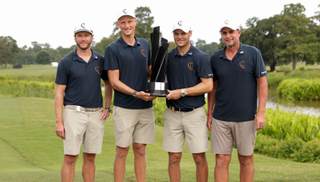 Cleeks GC hold a LIV Golf trophy