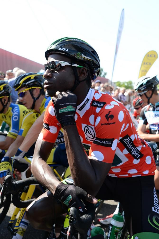 A thoughtful Kevin Reza (Europcar) on the startline