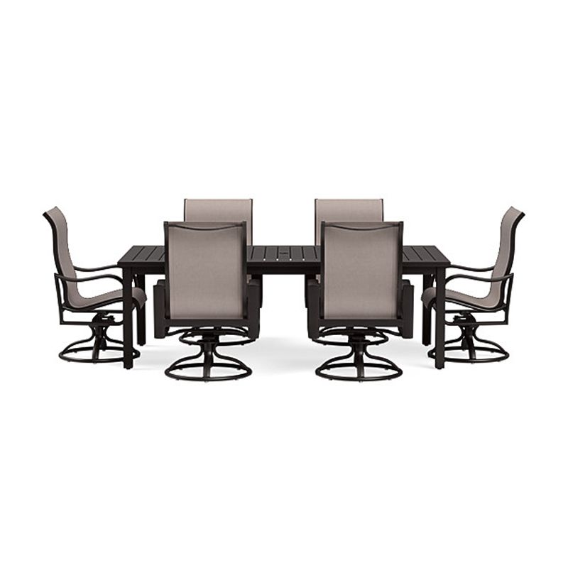 Pepin Outdoor Dining Set from Yardbird, one of the best outdoor furniture brands in the US