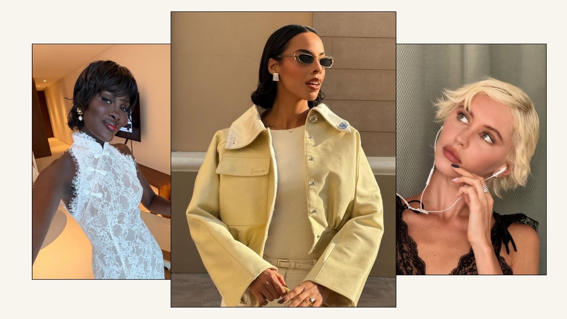 Best Short summer haircuts @amylefevre, @rochellehumes, @lukehershesons Iris Law